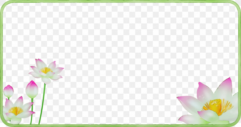 Picture Frame, PNG, 1320x700px, Flower Rectangular Frame, Aquatic Plant, Floral Rectangular Frame, Flower, Paint Download Free