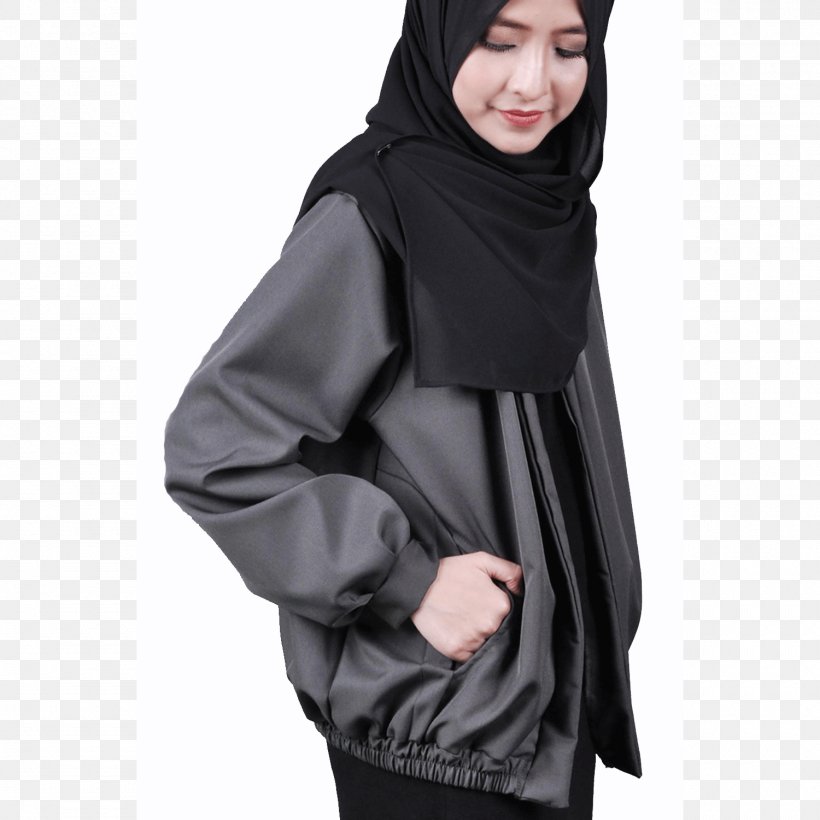 Hoodie Jacket Outerwear Sleeve, PNG, 1500x1500px, Hoodie, Abaya, Black, Blouse, Fashion Download Free