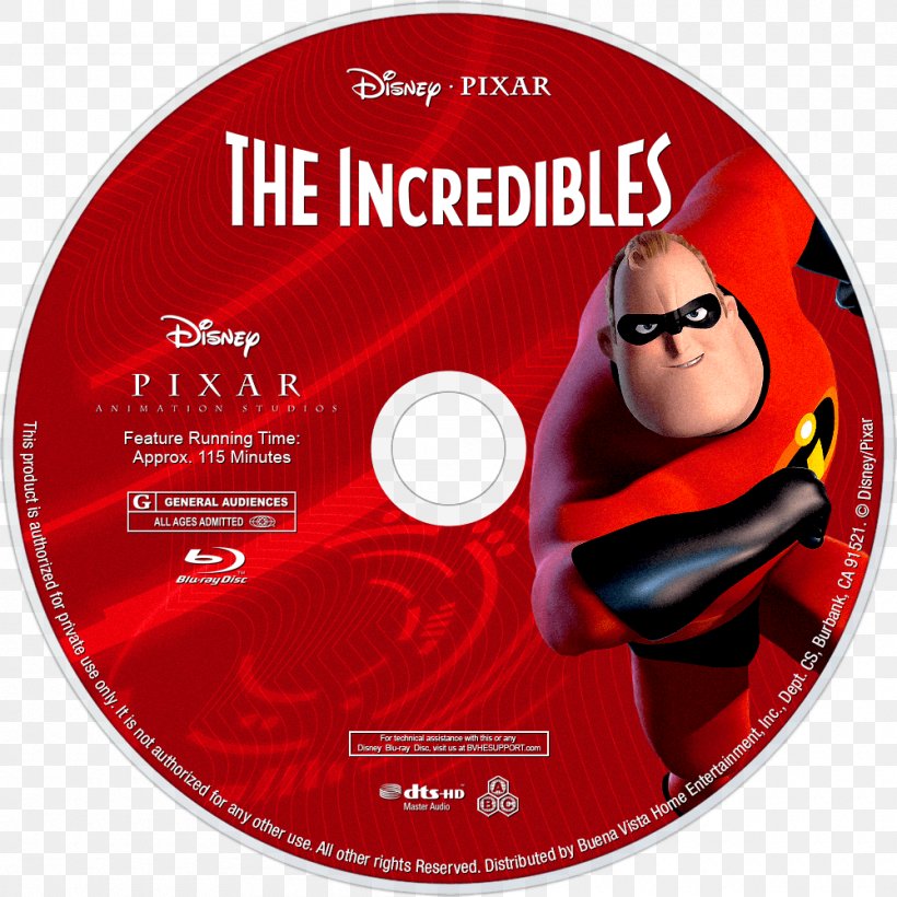The Incredibles Compact Disc Blu-ray Disc 0 Television, PNG, 1000x1000px, 2004, Incredibles, Bluray Disc, Brand, Compact Disc Download Free