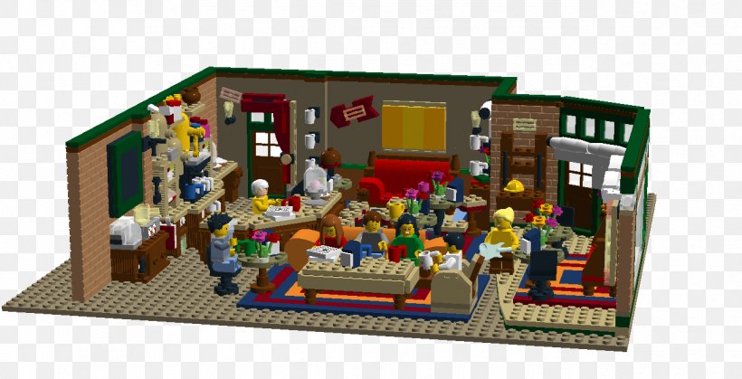 The Lego Group Central Perk Lego Ideas Cafe, PNG, 1290x660px, Lego, Cafe, Central Perk, Fan, Friends Download Free