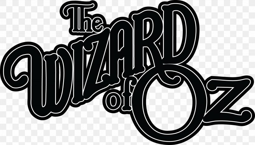 The Wizard Of Oz Toto Professor Marvel Logo, PNG, 4128x2366px, Wizard, Black And White, Brand, Drawing, Line Art Download Free