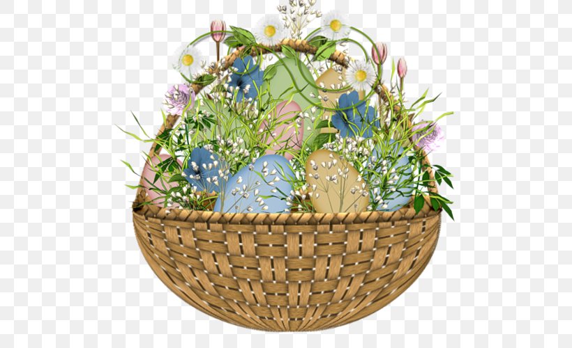 Easter Bunny Easter Basket Easter Egg, PNG, 500x500px, Easter Bunny, Basket, Cut Flowers, Easter, Easter Basket Download Free