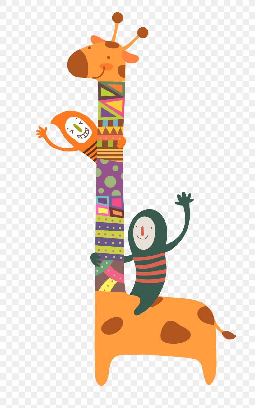 Giraffe Child Cartoon Illustration, PNG, 1418x2268px, Giraffe, Advertising, Art, Cartoon, Child Download Free