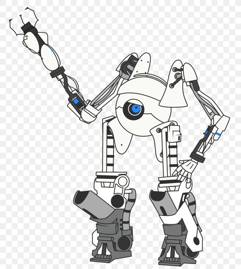 Portal 2 Robot Vector Graphics, PNG, 800x916px, Portal, Arm, Art, Atlas, Auto Part Download Free