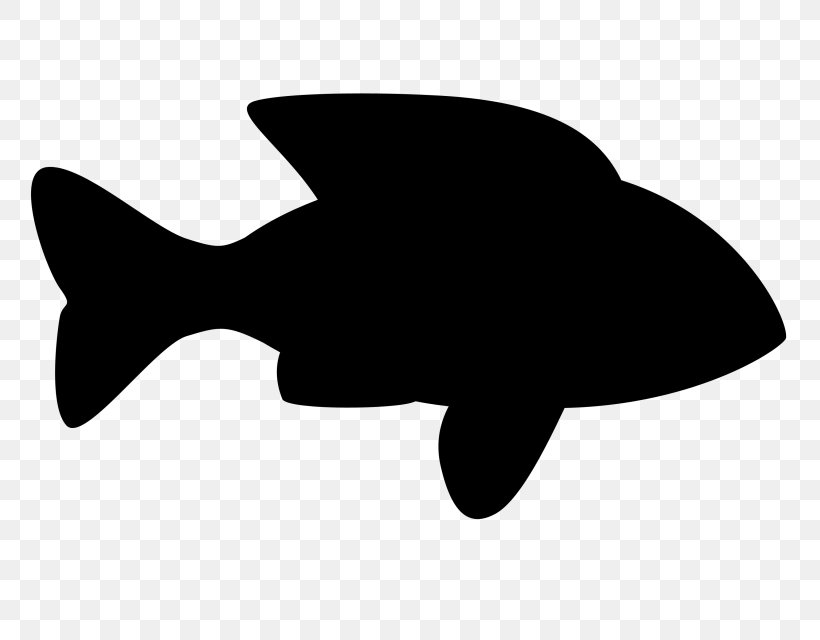 Silhouette Goldfish Clip Art, PNG, 800x640px, Silhouette, Black, Black And White, Dolphin, Drawing Download Free