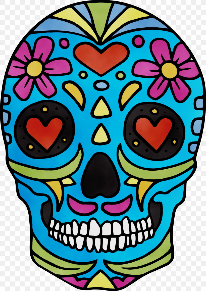 Skull Art, PNG, 2124x3000px, Skull, Abstract Art, Blog, Calavera, Cinco De Mayo Download Free