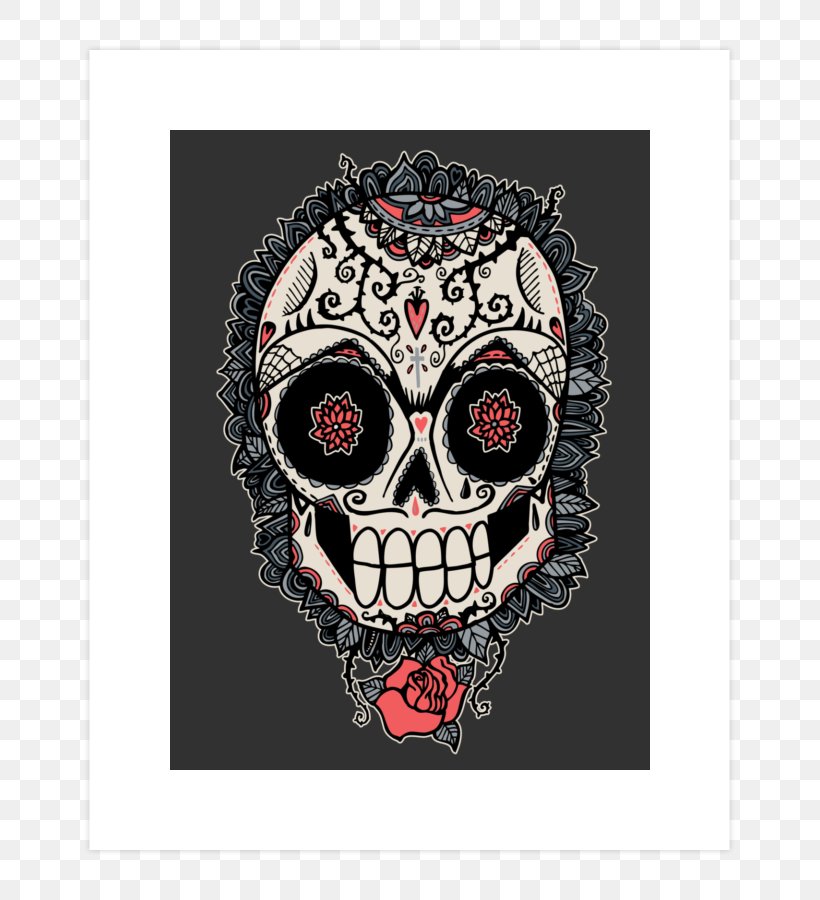 Human Skull Symbolism Day Of The Dead Calavera Death, PNG, 740x900px, Skull, Art, Bone, Calavera, Color Download Free