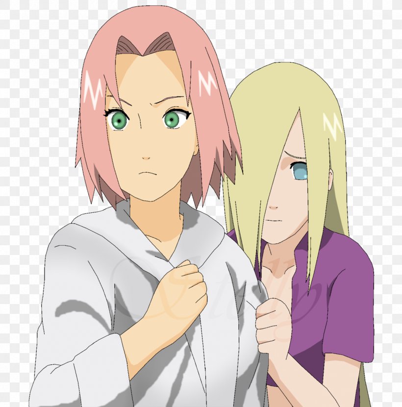 Sakura Haruno Ino Yamanaka Naruto Uzumaki Tenten, PNG, 1280x1297px, Watercolor, Cartoon, Flower, Frame, Heart Download Free