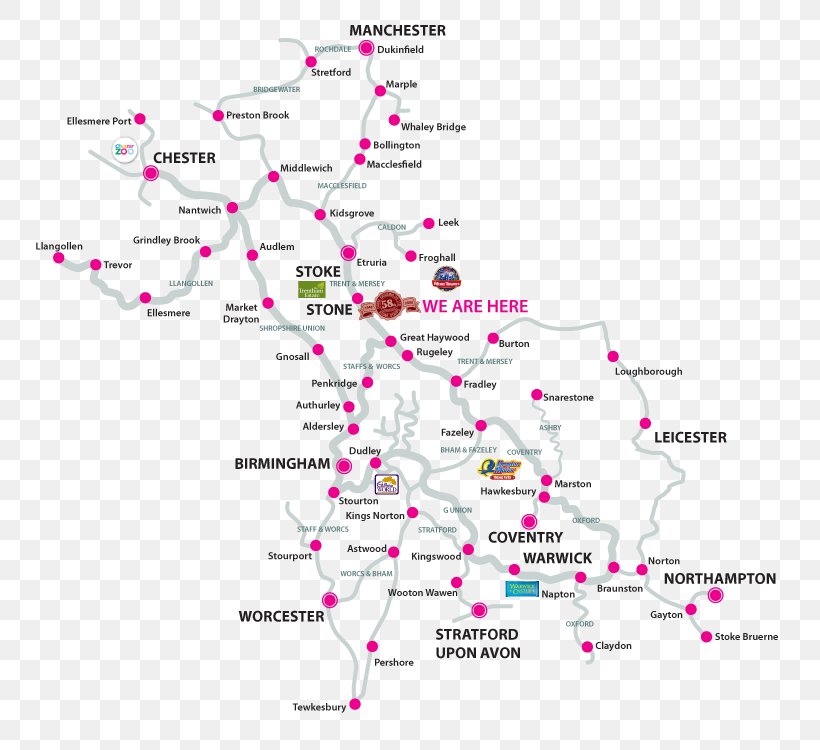 Staffordshire And Worcestershire Canal Trent And Mersey Canal Cheshire Ring Four Counties Ring Macclesfield Canal, PNG, 755x750px, Trent And Mersey Canal, Area, Caldon Canal, Canal, Cheshire Ring Download Free