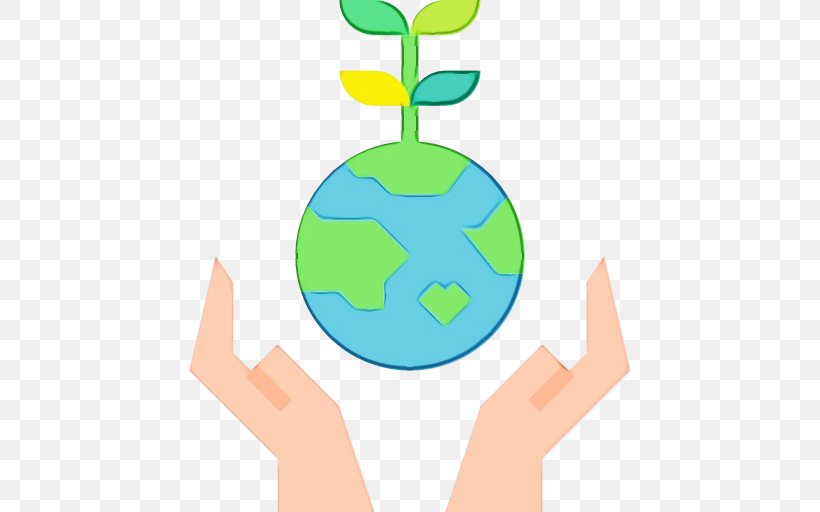 Green Hand Leaf Finger World, PNG, 512x512px, Watercolor, Finger, Gesture, Green, Hand Download Free