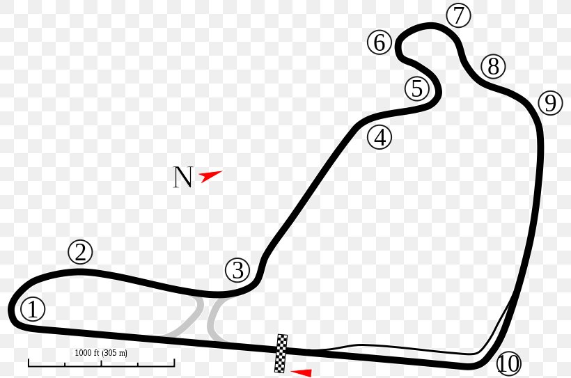 Motorsports Park Circle Road Racing 12 Hours At The Point Race Track, PNG, 800x543px, Road Racing, Area, Auto Part, Black, Black And White Download Free