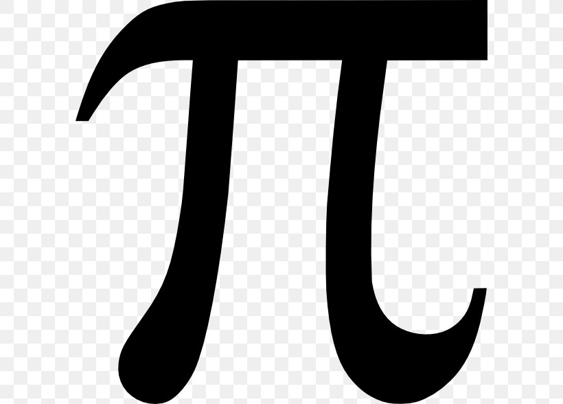Pi Day Symbol Mathematics Clip Art, PNG, 600x588px, Symbol, Black, Black And White, Calligraphy, Constant Download Free