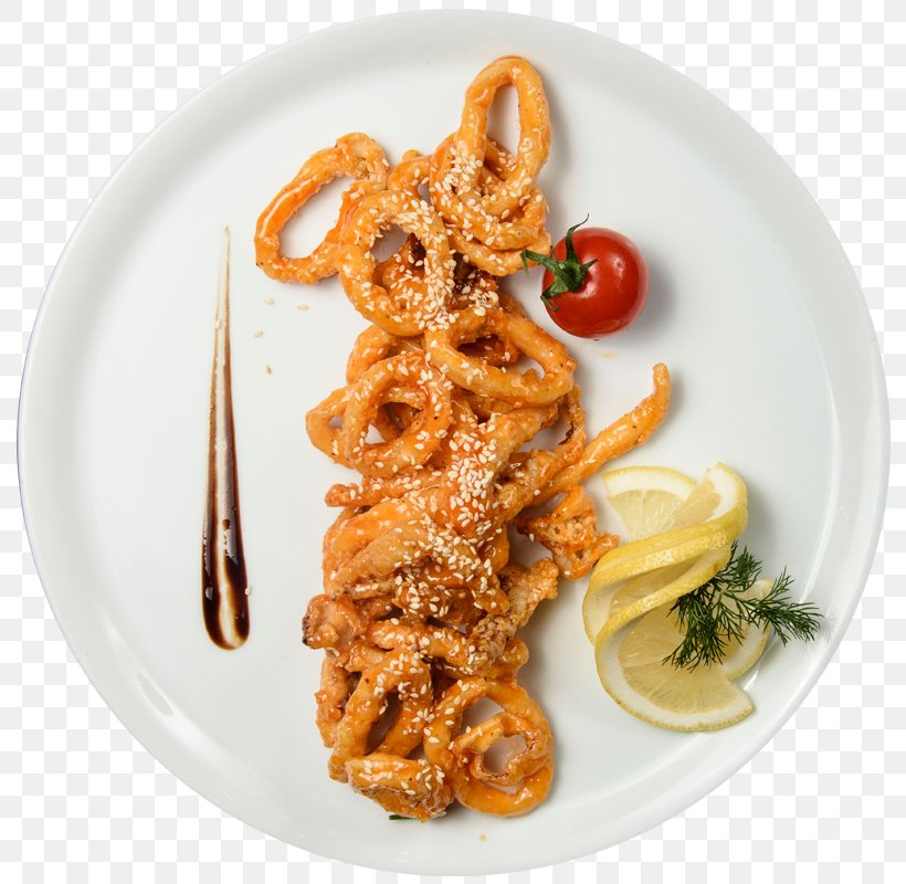 Squid As Food Pizza Seafood Octopus, PNG, 800x800px, Squid As Food, Animal Source Foods, Caridea, Cuisine, Deep Frying Download Free