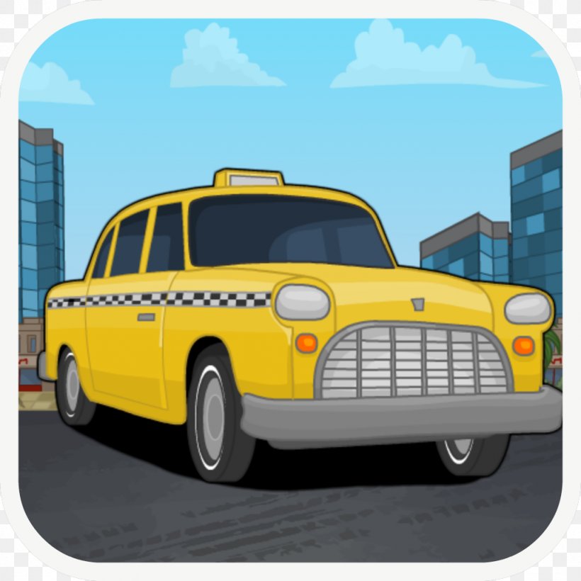 Taxi Driver Game Crazy Taxi DriveTown Taxi, PNG, 1024x1024px, Taxi, Automotive Design, Brand, Car, Chauffeur Download Free
