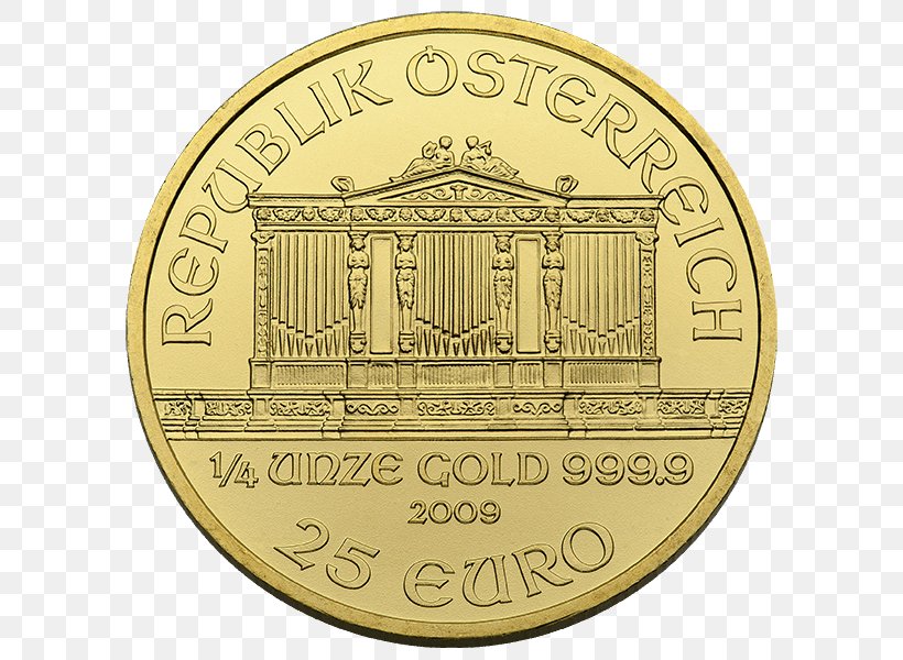 Bullion Coin Austrian Silver Vienna Philharmonic Gold Coin Austrian Mint, PNG, 600x600px, Coin, Australian Gold Nugget, Austrian Mint, Austrian Silver Vienna Philharmonic, Bullion Coin Download Free