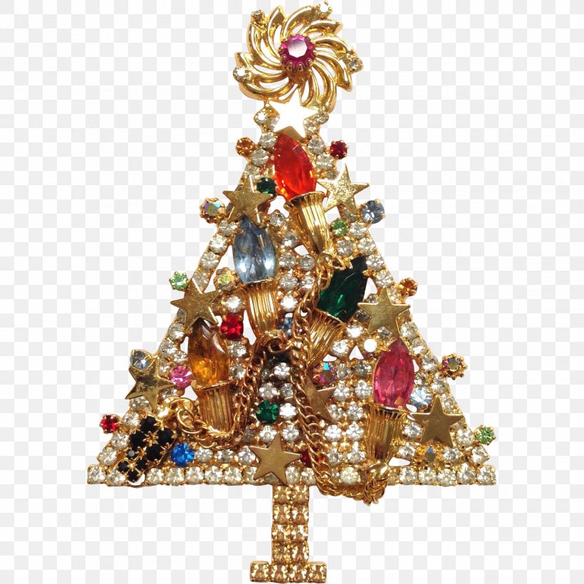 Christmas Tree Brooch Jewellery Imitation Gemstones & Rhinestones Pin, PNG, 1829x1829px, Christmas Tree, Brooch, Christmas, Christmas Decoration, Christmas Ornament Download Free