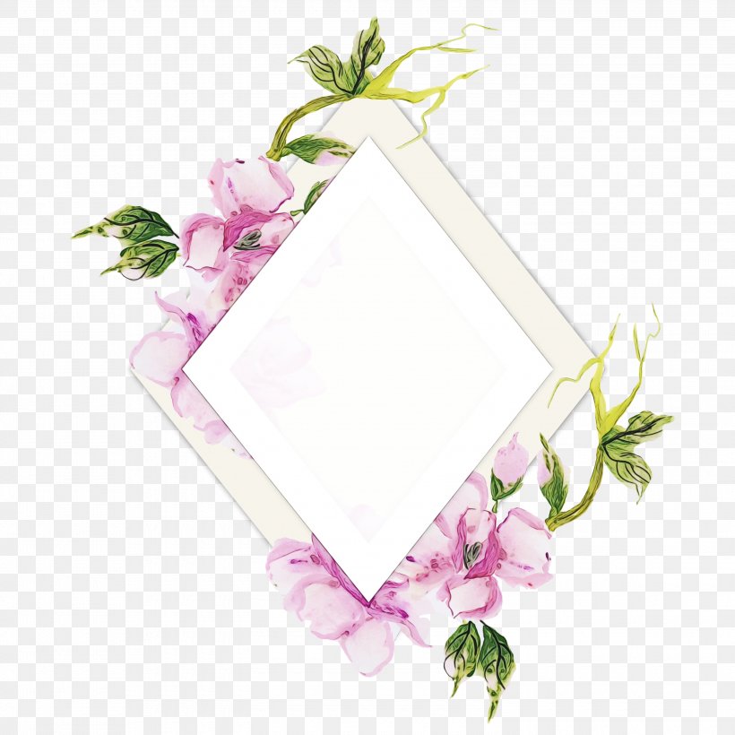 Pink Flower Frame, PNG, 3000x3000px, Floral Design, Cut Flowers, Flower, Flower Bouquet, Petal Download Free