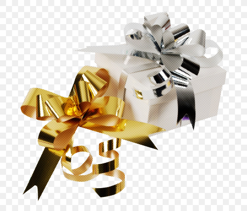 Christmas Decoration, PNG, 700x700px, Present, Christmas Decoration, Gift Wrapping, Gold, Material Property Download Free