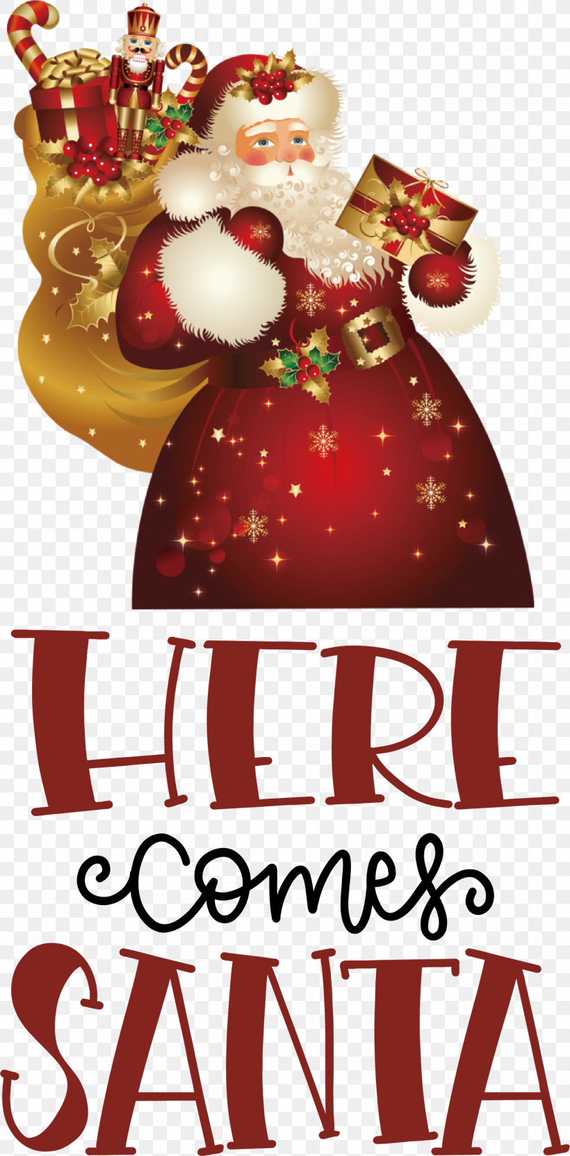 Here Comes Santa Santa Christmas, PNG, 1478x2999px, Here Comes Santa, Cartoon, Christmas, Christmas Day, Christmas Ornament Download Free