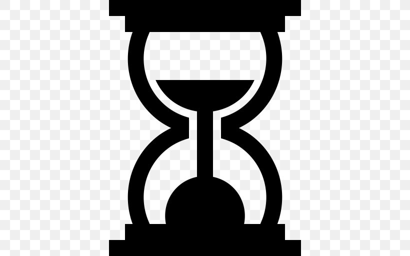 Hourglass Clock, PNG, 512x512px, Hourglass, Black And White, Clock, Neck, Sand Download Free