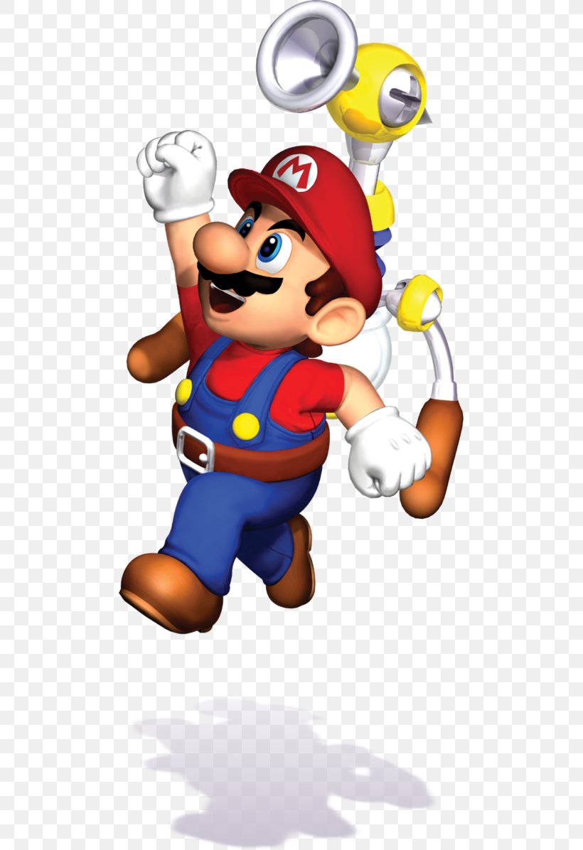 Super Mario Sunshine Super Mario All-Stars GameCube Mario Bros., PNG, 485x1196px, Super Mario Sunshine, Animation, Art, Cartoon, Concept Art Download Free