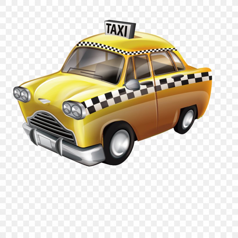 Taxi Airport Bus Yellow Cab Hackney Carriage Clip Art, PNG, 1000x1000px, Taxi, Airport Bus, Automotive Design, Brand, Bumper Download Free