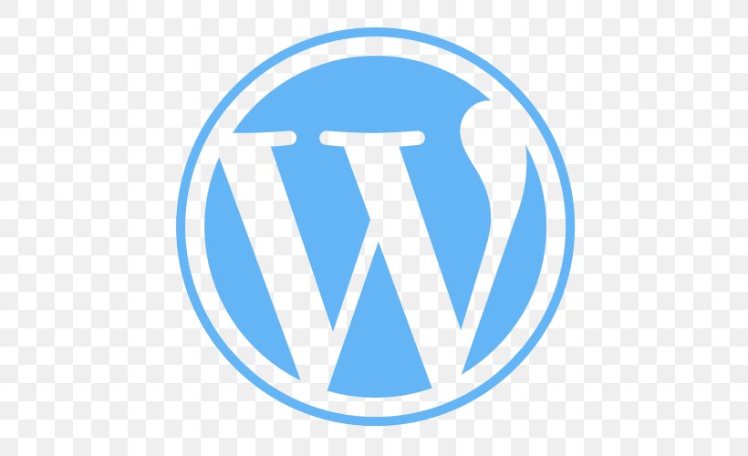 WordPress.com Blog Web Hosting Service Web Development, PNG, 500x500px, Wordpress, Area, Blog, Blue, Brand Download Free