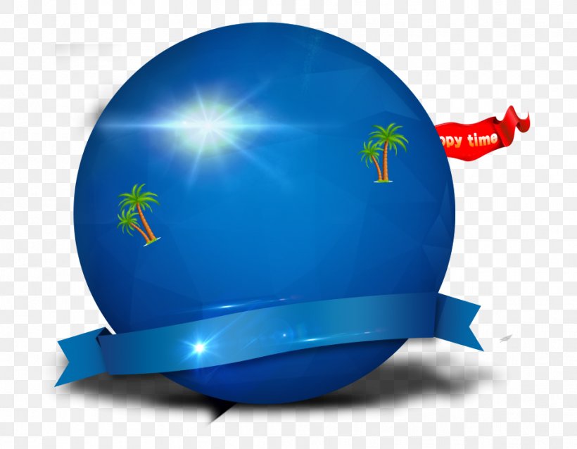 Blue Sphere Computer File, PNG, 958x746px, Blue, Ball, Blue Ribbon, Color, Designer Download Free