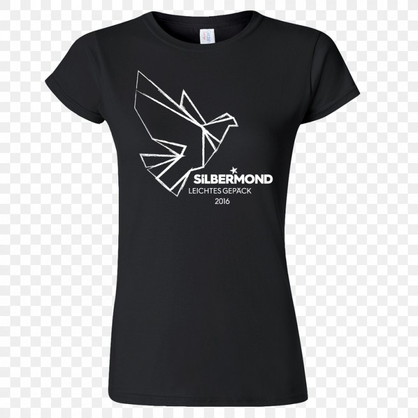 T-shirt Hoodie Gildan Activewear Clothing Sleeve, PNG, 1000x1000px, Tshirt, Active Shirt, Babydoll, Black, Brand Download Free