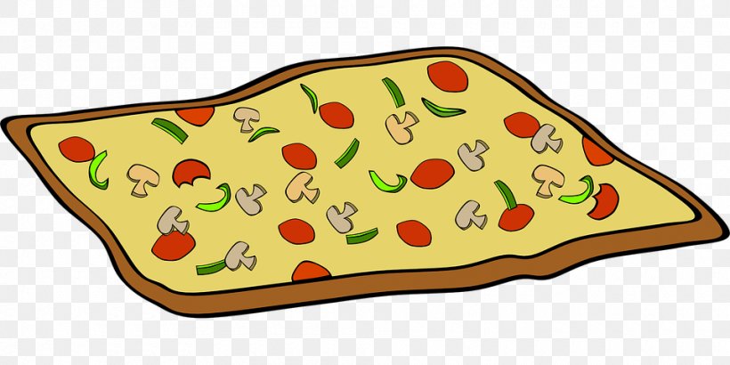 Rectangle Pizza Shape Clip Art, PNG, 960x480px, Rectangle, Document, Drawing, Food, Pizza Download Free