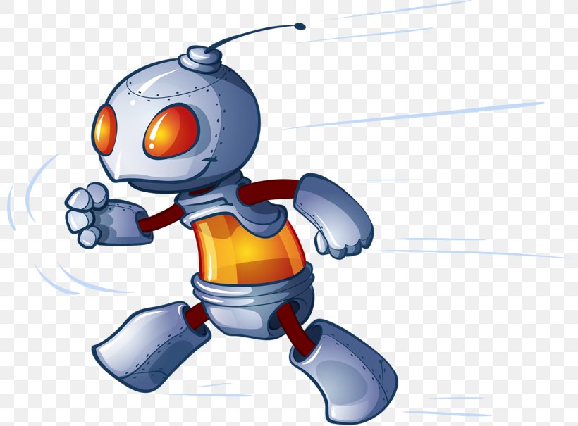 Robot Cartoon Illustration, PNG, 800x605px, Robot, Cartoon, Element, Fictional Character, Games Download Free