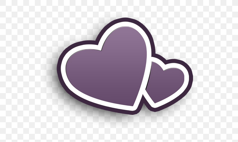 Big And Small Hearts Icon Shapes Icon Facebook Pack Icon, PNG, 650x488px, Shapes Icon, Facebook Pack Icon, Heart, Heart Icon, Lavender Download Free
