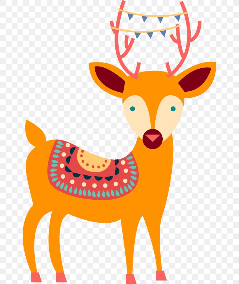 Reindeer Clip Art Cartoon Image, PNG, 663x973px, Reindeer, Animal, Animal Figure, Animation, Antler Download Free