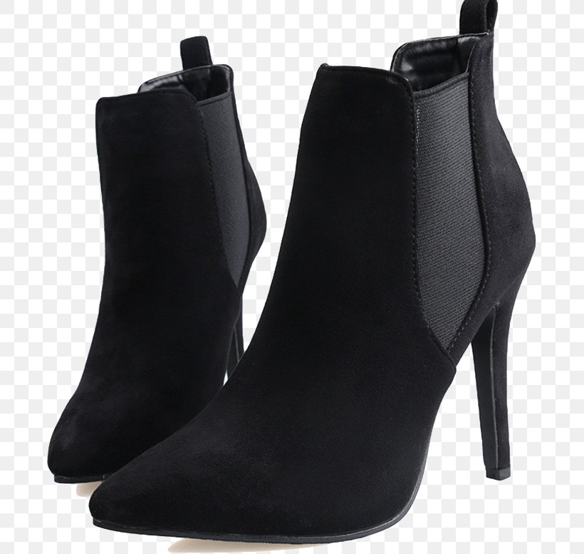 Boot High-heeled Shoe Suede Fashion Botina, PNG, 717x777px, Boot, Ankle, Autumn, Basic Pump, Black Download Free