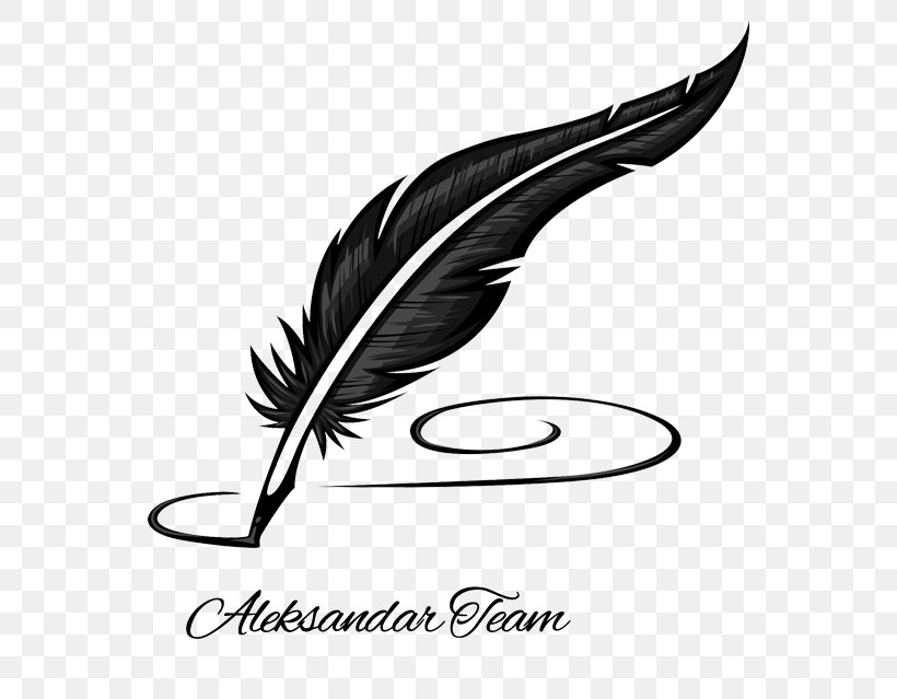 Clip Art Pens Quill Paper Openclipart, PNG, 550x639px, Pens, Beak, Bird, Black And White, Drawing Download Free
