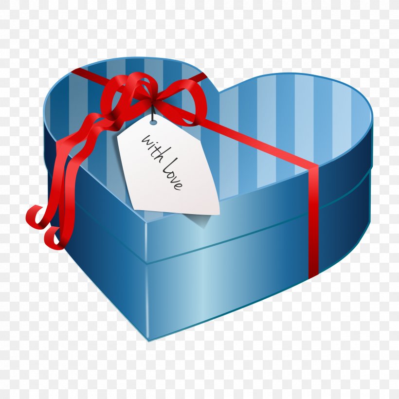 Gift Box Valentine's Day Clip Art, PNG, 2400x2400px, Gift, Birthday, Blue, Box, Brand Download Free