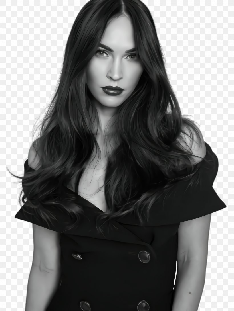 Hair Style, PNG, 1732x2308px, 2018, Megan Fox, Actor, Beauty, Black Hair Download Free