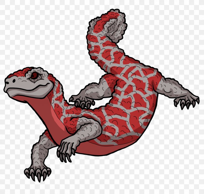 Reptile Tyrannosaurus Illustration Clip Art Gila Monster, PNG, 1000x950px, Reptile, Animal, Animal Figure, Cartoon, Dinosaur Download Free