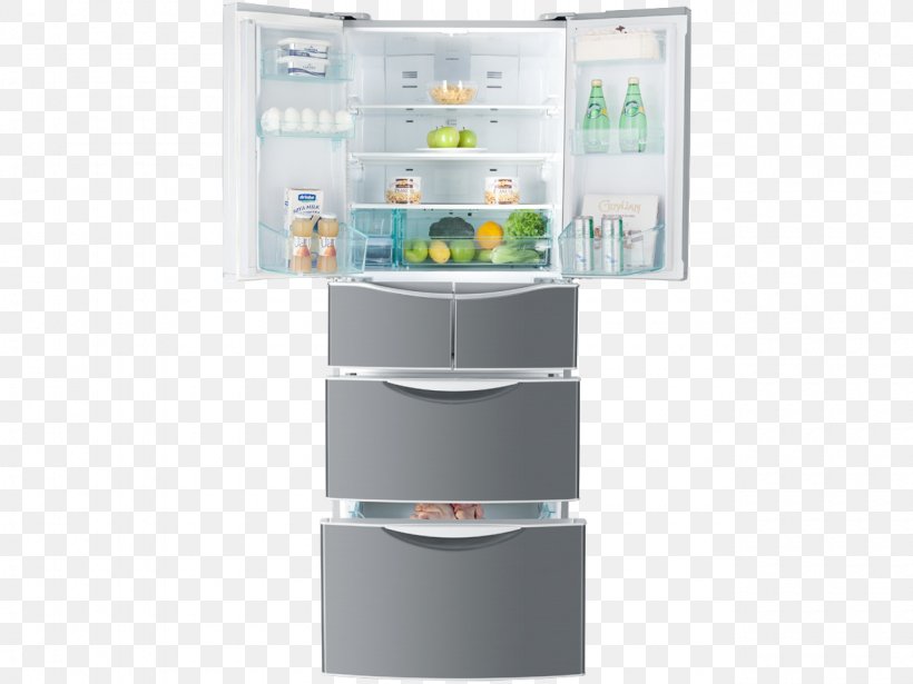 Refrigerator Major Appliance Haier, PNG, 1280x960px, Refrigerator, Foam, Glass, Haier, Home Appliance Download Free
