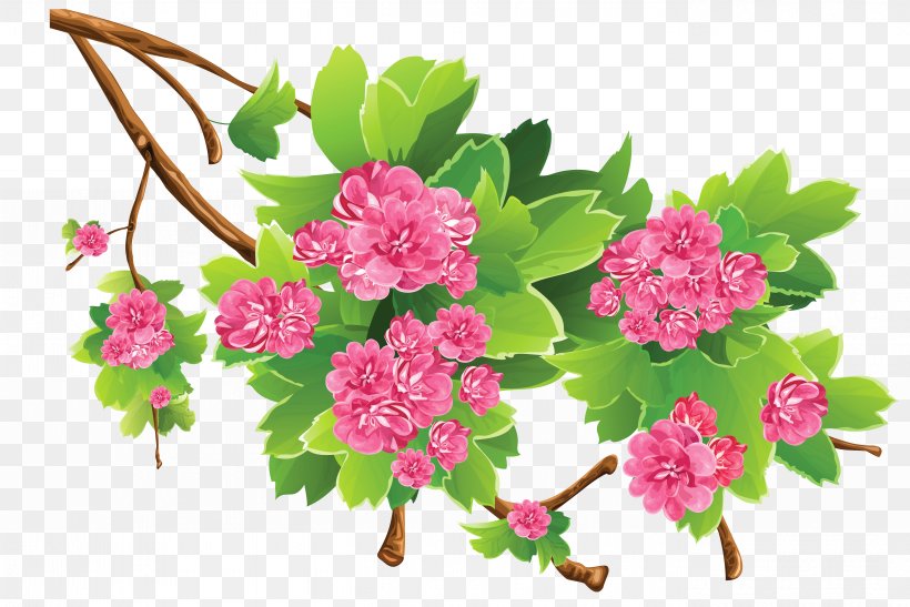 Spring Clip Art, PNG, 5419x3618px, Flower, Blossom, Branch, Cut Flowers, Drawing Download Free