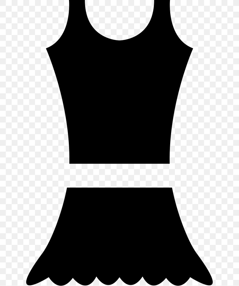 Dress Sleeve Neck Line Clip Art, PNG, 641x981px, Dress, Black, Black And White, Clothing, Monochrome Download Free