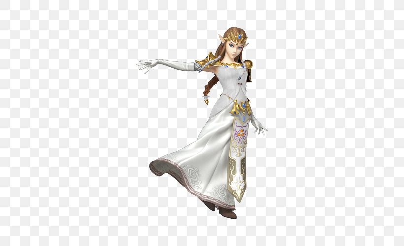 Super Smash Bros. For Nintendo 3DS And Wii U Princess Zelda The Legend Of Zelda: Skyward Sword, PNG, 500x500px, Princess Zelda, Action Figure, Costume, Costume Design, Fictional Character Download Free