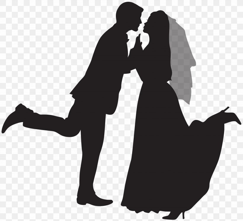 Wedding Couple Clip Art, PNG, 7958x7242px, Wedding, Black And White, Bride, Couple, Echtpaar Download Free