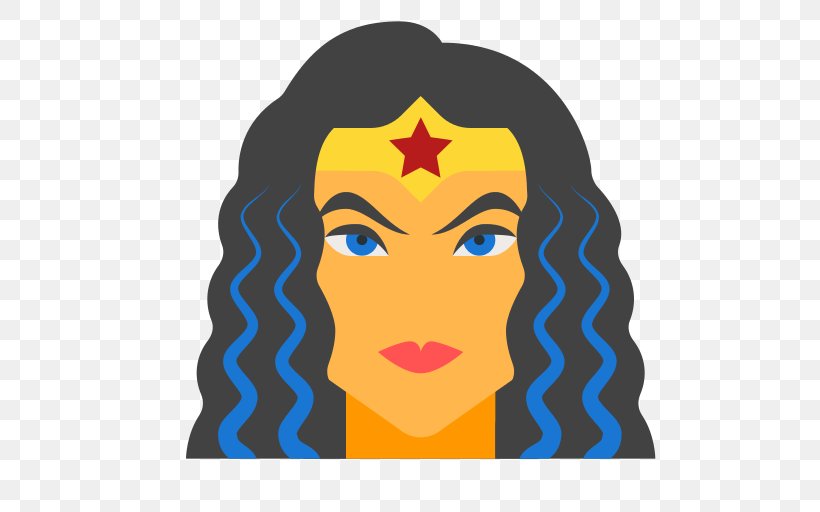 Wonder Woman Computer Icons Clip Art, PNG, 512x512px, Wonder Woman, Art, Cartoon, Cheek, Computer Font Download Free