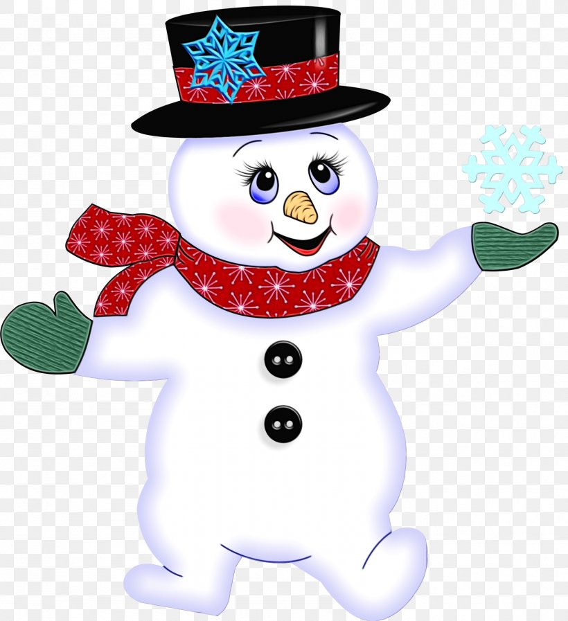 Snowman, PNG, 1589x1739px, Watercolor, Cartoon, Fictional Character, Paint, Snowman Download Free