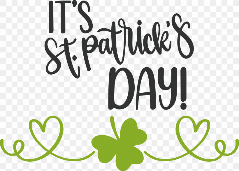 St Patricks Day Saint Patrick, PNG, 3000x2149px, St Patricks Day, Flower, Green, Leaf, Logo Download Free