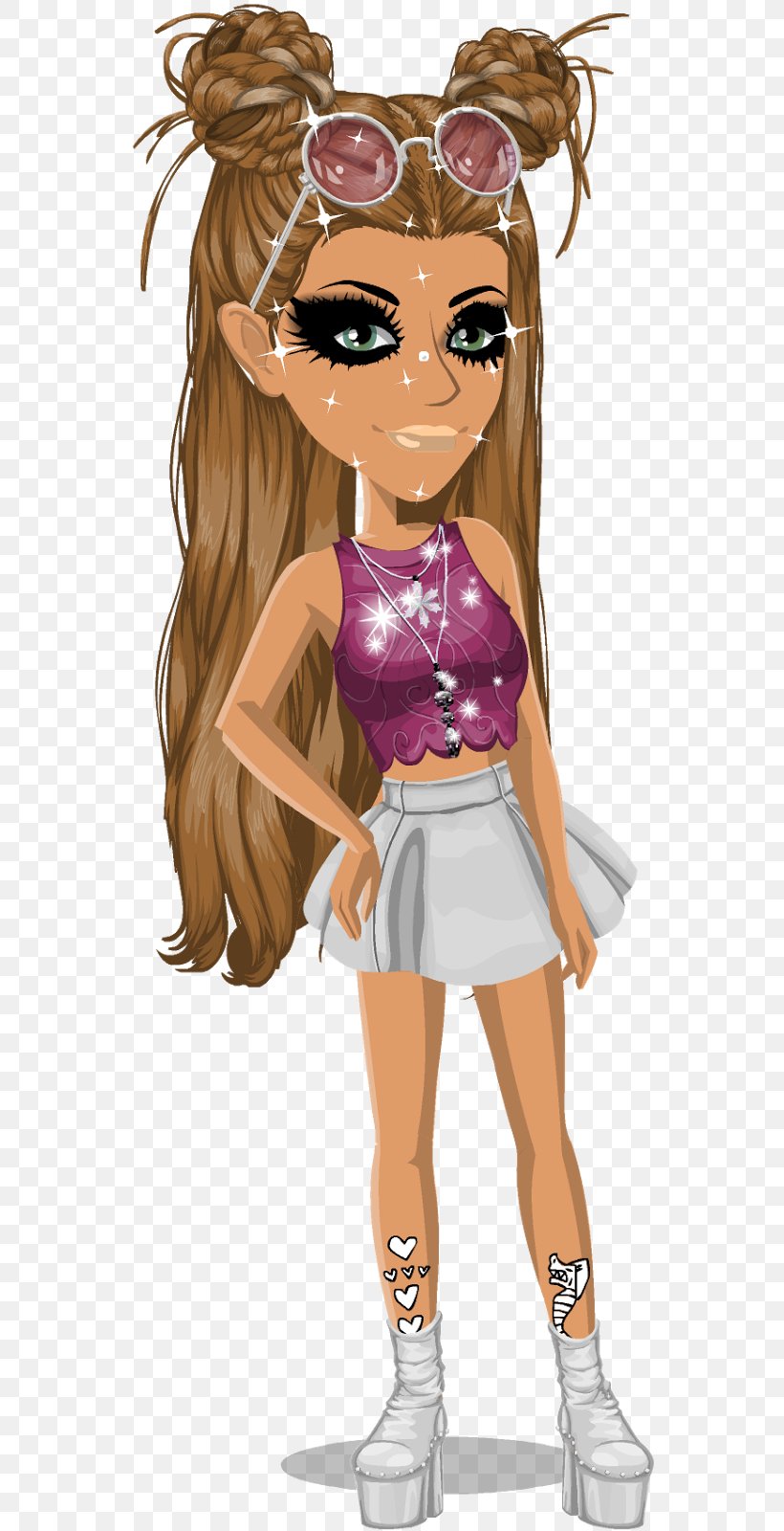 MovieStarPlanet Animation Hair Female, PNG, 549x1600px, Watercolor, Cartoon, Flower, Frame, Heart Download Free
