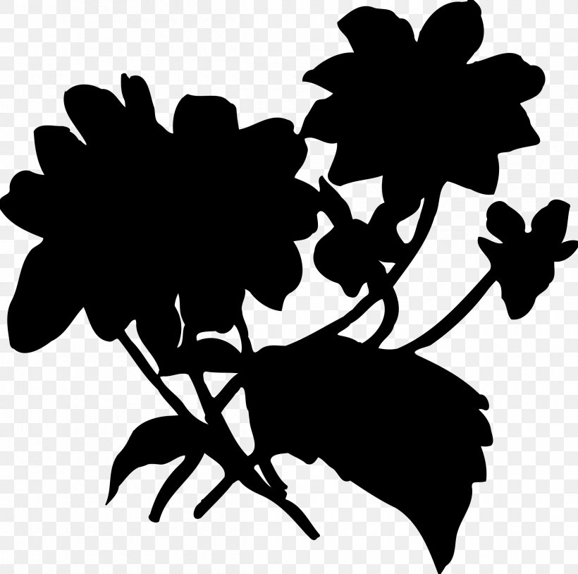Leaf Clip Art Plant Stem Silhouette Pattern, PNG, 2400x2385px, Leaf, Blackandwhite, Botany, Branch, Branching Download Free