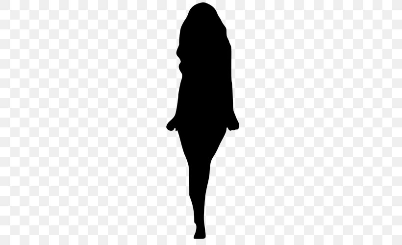 Silhouette Clip Art, PNG, 500x500px, Silhouette, Black, Black And White, Female, Joint Download Free
