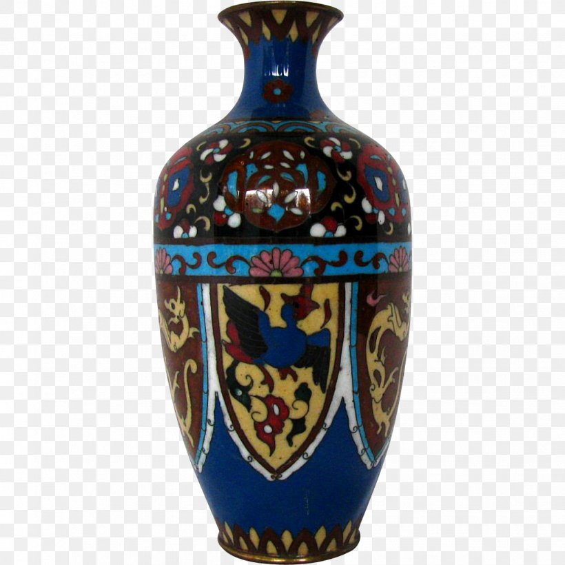 Vase Cloisonné Stained Glass Ceramic, PNG, 1021x1021px, Vase, Antique, Art, Art Deco, Artifact Download Free